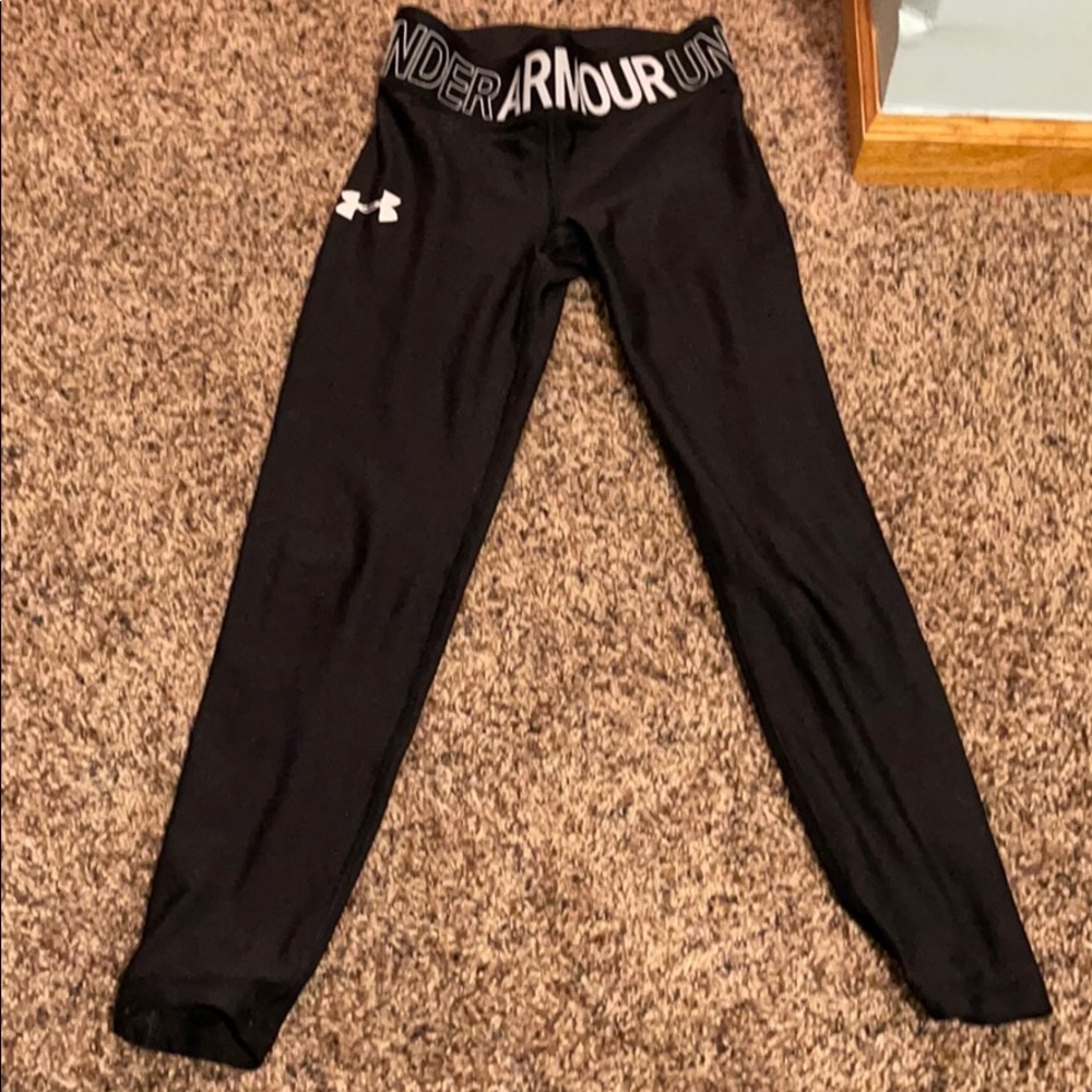 black under armour leggings